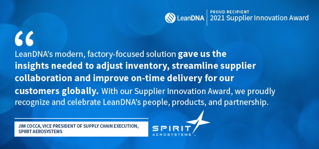 testimonial from Spirit Aerosystems