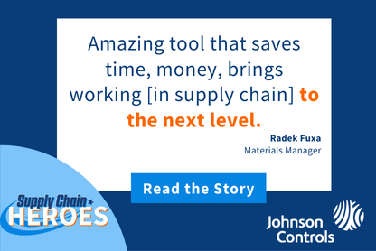 Radek Fuxa, Drives Manufacturing Excellence at Johnson Controls