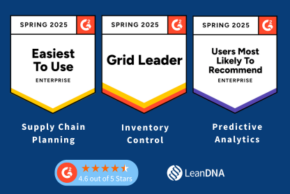 LeanDNA Earns 22 Badges and Inclusion in 53 Reports in G2 Spring 2025 Reports