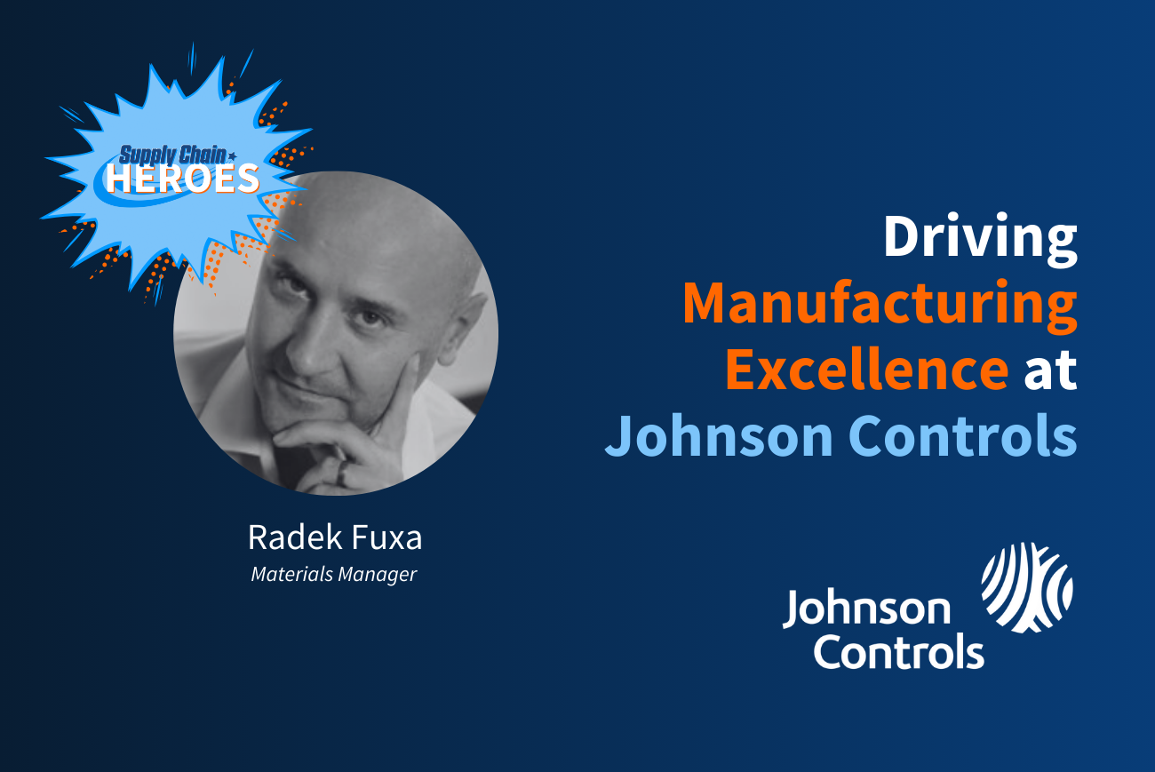 Radek Fuxa, Drives Manufacturing Excellence at Johnson Controls