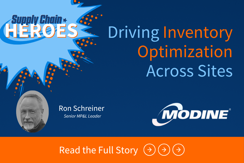 Supply Chain Hero: Ron Schreiner Drives Inventory Optimization at Modine