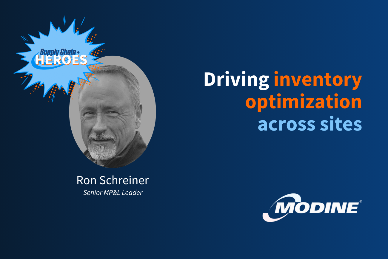 Supply Chain Hero: Ron Schreiner Drives Inventory Optimization at Modine