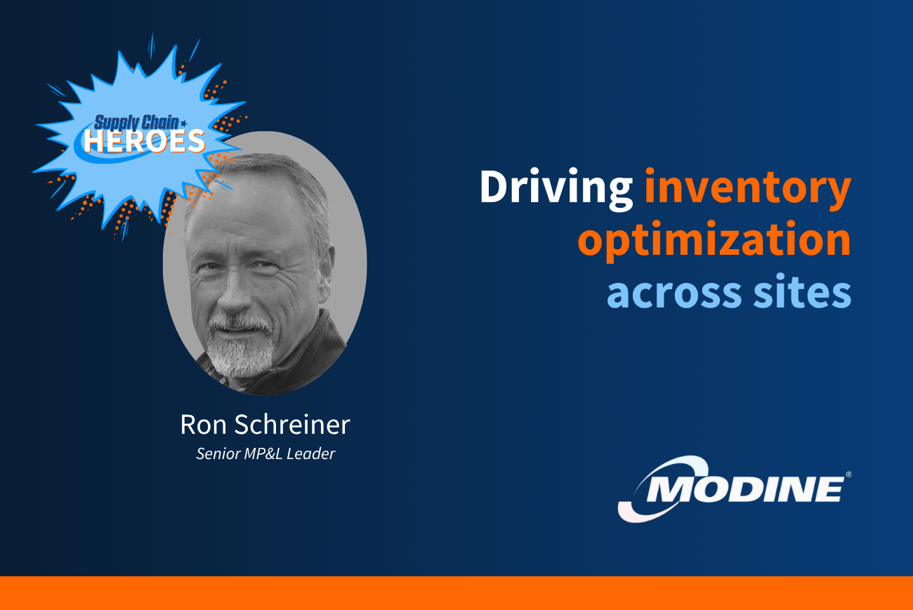 Supply Chain Hero: Ron Schreiner Drives Inventory Optimization at Modine