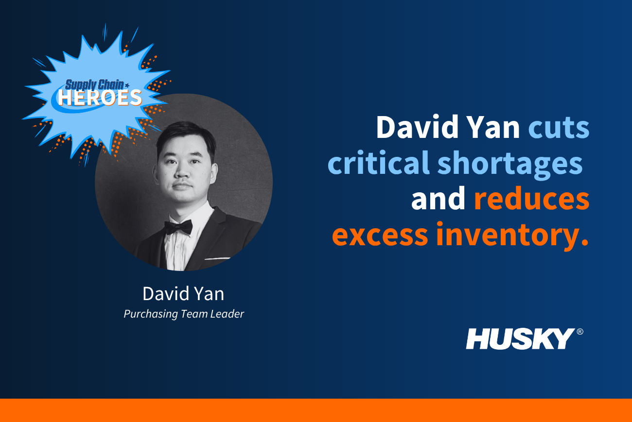 Supply Chain Heroes: David Yan Optimizes Operations and Reduces Critical Shortages by 59% at Husky Shanghai