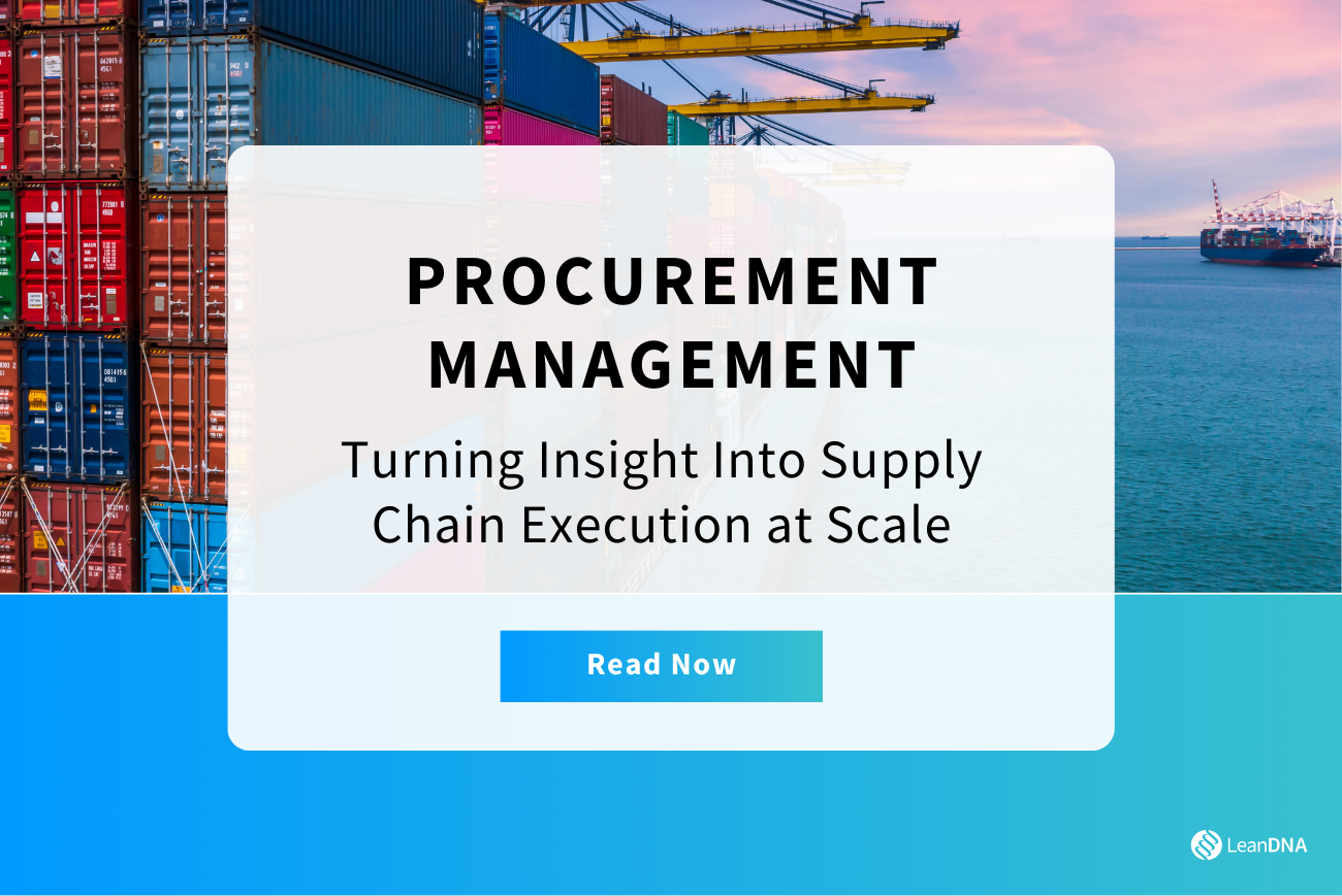 Procurement Management: Turning Insight Into Execution at Scale