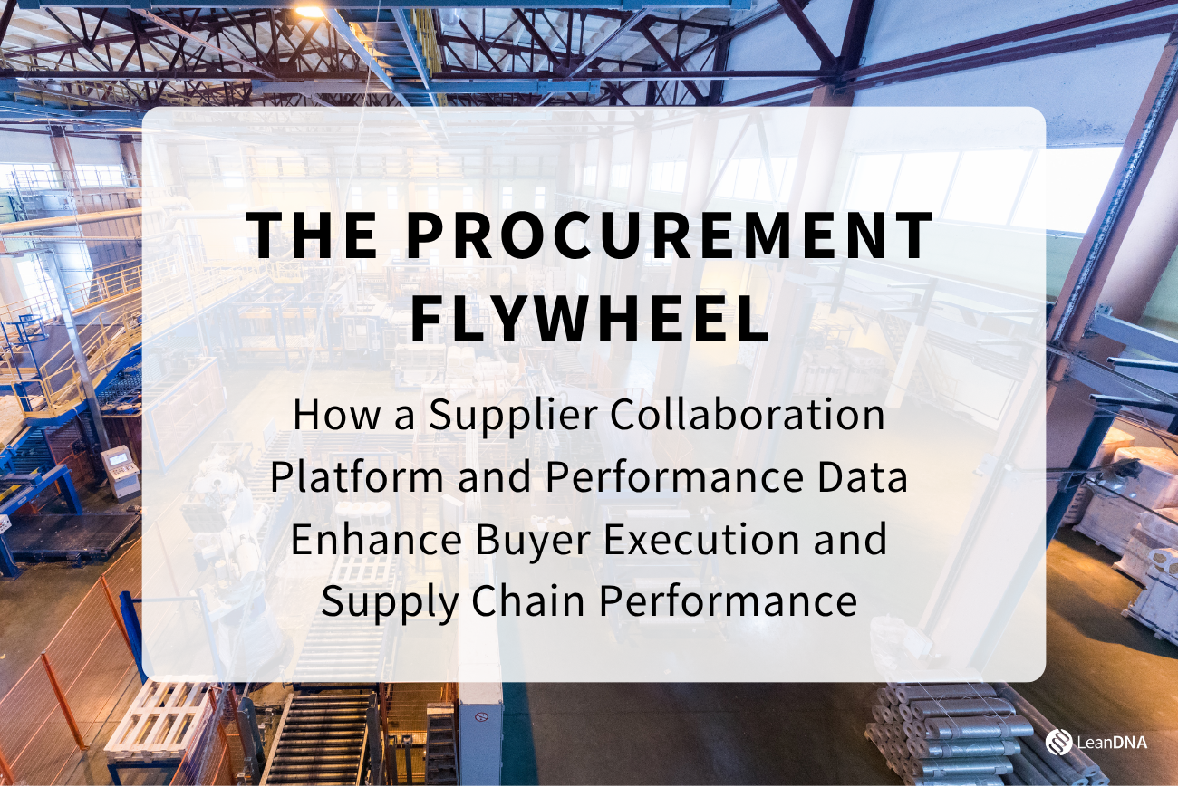 The Procurement Flywheel: How a Supplier Collaboration Platform and Performance Data Enhance Buyer Execution and Supply Chain Performance