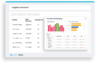 Supplier scorecard dashboard with inventory metrics and delivery analysis